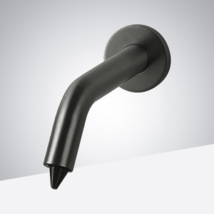 BathSelect Dark Oil Rubbed Bronze Solid Brass Wall Mount Commercial Motion Sensor Soap Dispenser